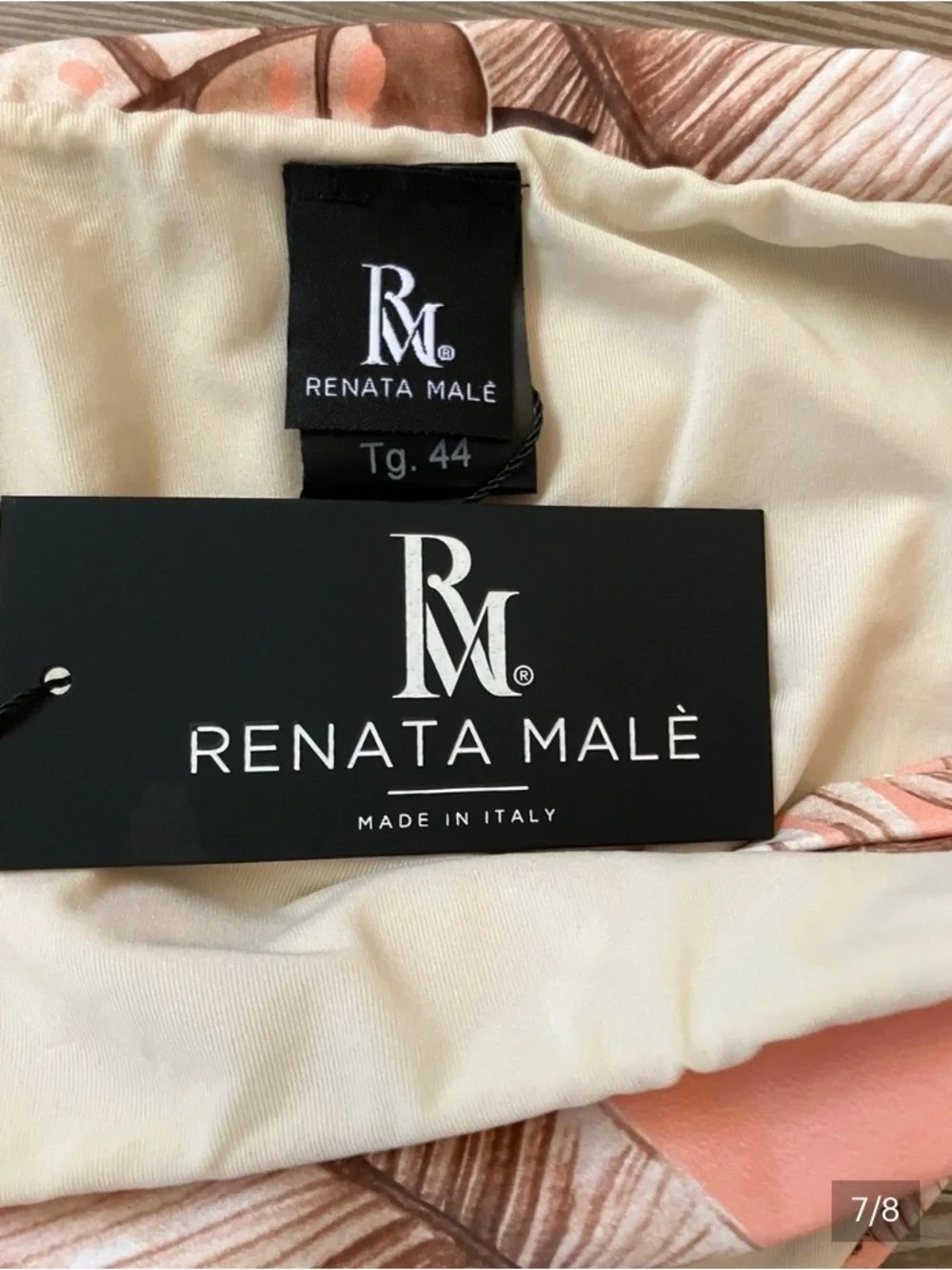 RENATA MALE Made in Italy 2 pc.Print Bikini Swim Suit. IT/44 US/SM. NWT
